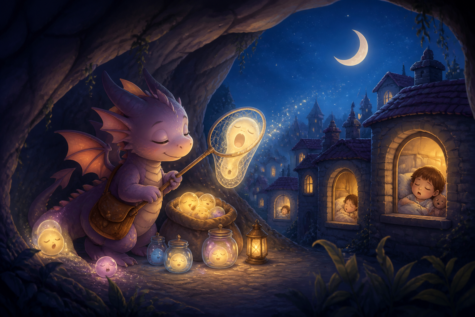 The Dragon Who Collected Yawns